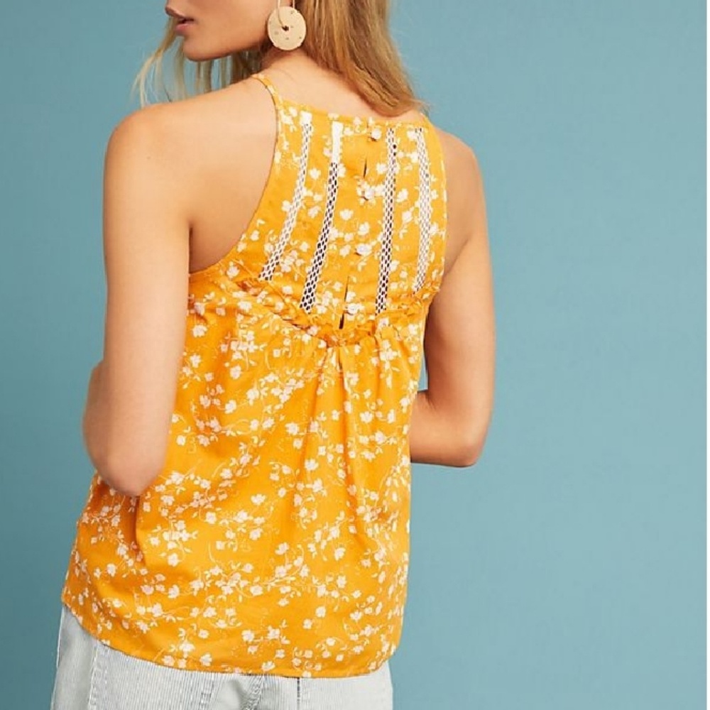 • anthro | maeve •  floral camisole